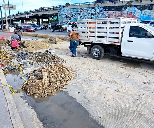 Comapa logra reparar fuga del “chorrito” que duro más de una semana
