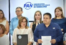 Registran fórmula encabezada por Omeheira López y Francisco Garza de Coss para la Dirigencia Estatal en Tamaulipas