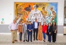 Firmaron Gobierno de Carlos Peña Ortiz y Aeropuerto Internacional Lucio Blanco la conservación de Murales