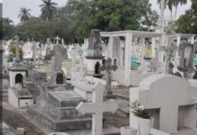 Refuerzan labores de limpieza en cementerios municipales de Tampico previo al 10 de mayo
