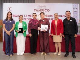 Entrega Mónica Villarreal Medalla al Mérito Educativo “Prof. Lauro Aguirre” 2026