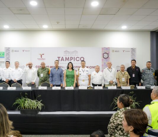 Encabeza Mónica Villarreal Sesión Ordinaria del Consejo Municipal de Protección Civil