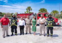 Fortalece Mónica Villarreal Equipamiento VEHICULAR de Protección Civil y Bomberos