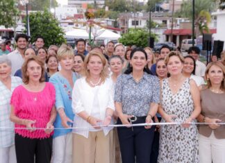 Reinaugura Mónica Villarreal Anaya la Plaza Fraile para fortalecer la convivencia familiar