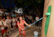 Gobierno de Mónica Villarreal transforma espacios públicos con “Rutas Mágicas de Color”