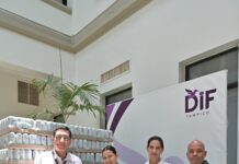 Importante Donativo de Agua Purificada Recibe DIF Tampico de Heineken México