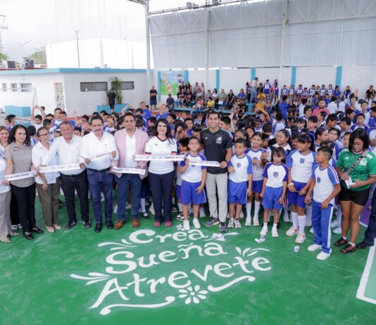 Mónica Villarreal impulsa el deporte y la convivencia escolar en la primaria Ford No. 13