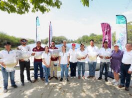 Mónica Villarreal y la UTMART fortalecen el sistema lagunario con 55 mil alevines