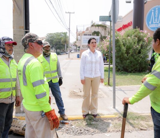 Programa “VAcheando” mejora vialidades en colonias de Tampico bajo gestión de Mónica Villarreal