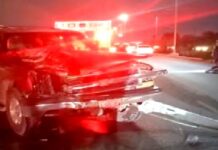 Muere motociclista en aparatoso accidente em libramiento Monterrey