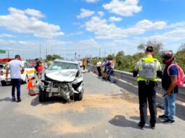 Otra vez en el “Viaducto de la Muerte” deja lesionados y daños