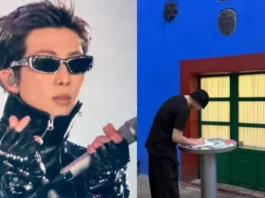 RM de BTS se suma a la ‘Fridomanía’ y dedica emotivo mensaje a Frida Kahlo y Diego Rivera en su visita a la Casa Azul