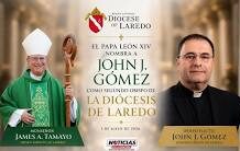 Diócesis de Laredo, Texas, cambia de obispo; John Gómez sustituye a James Tamayo