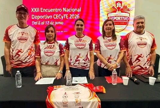 Recibirá Tamaulipas más de 3 mil estudiantes del país en el XXII Encuentro Nacional Deportivo CECyTE 2026