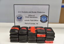 Casi un millón de dólares incauta CBP en puentes de Laredo, Tx.