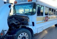 Accidente de pecera deja daños y caos vial