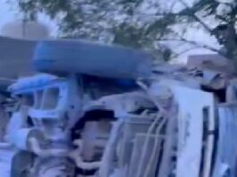Accidente deja lesionados, daños y caso en apartado sector popular