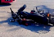 Accidente deja una persona lesionada y daños materiales