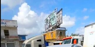 Accidente en carretera Reynosa-Río Bravo deja daños materiales