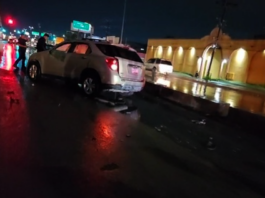 Accidente vial deja lesionados y daños en carretera Río Bravo-Reynosa