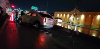 Accidente vial deja lesionados y daños en carretera Río Bravo-Reynosa