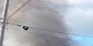 Bomberos acuden a sofocar incendio en la colonia Campestre dejo daños