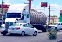 Chocan en carretera Río Bravo-Reynosa dejando daños materiales