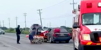 Choque deja lesionados y daños en carretera San Fernando-Reynosa
