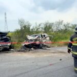 Encontronazo en la Ribereña deja un muero, lesionados y daños materiales (1)
