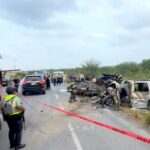 Encontronazo en la Ribereña deja un muero, lesionados y daños materiales (2)