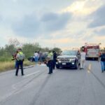 Encontronazo en la Ribereña deja un muero, lesionados y daños materiales (3)