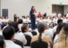 Comparte Mónica Villarreal resultados y avances de su administración ante profesionales de la salud