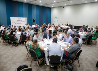 Reconoce Mónica Villarreal labor de los medios de comunicación en el Día de la Libertad de Expresión