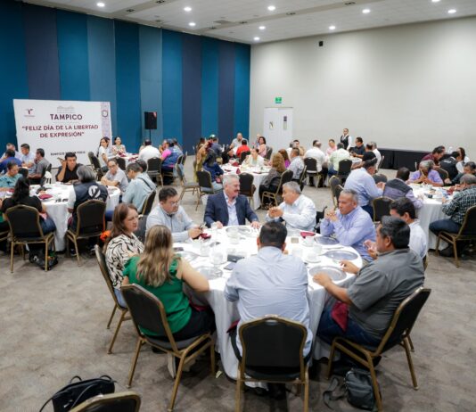 Reconoce Mónica Villarreal labor de los medios de comunicación en el Día de la Libertad de Expresión