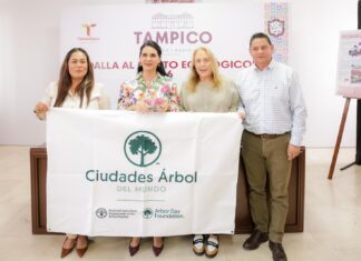 Tampico recibe reconocimiento internacional Tree Cities of the World 2025 por su compromiso con el medio ambiente