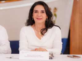 Presenta Mónica Villarreal avances en prevención y seguridad durante la 132 Sesión de la Mesa Ciudadana de Seguridad y Justicia