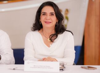 Presenta Mónica Villarreal avances en prevención y seguridad durante la 132 Sesión de la Mesa Ciudadana de Seguridad y Justicia