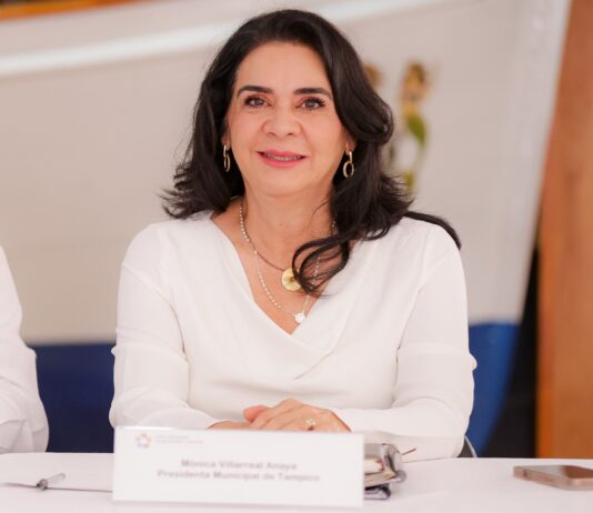 Presenta Mónica Villarreal avances en prevención y seguridad durante la 132 Sesión de la Mesa Ciudadana de Seguridad y Justicia