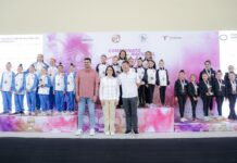 Inaugura Mónica Villarreal Campeonato Nacional Elite de Gimnasia Rítmica 2026