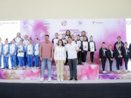 Inaugura Mónica Villarreal Campeonato Nacional Elite de Gimnasia Rítmica 2026