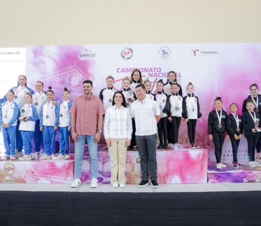 Inaugura Mónica Villarreal Campeonato Nacional Elite de Gimnasia Rítmica 2026