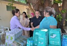 Entrega DIF Tampico Apoyos a la Casa de Retiro del Adulto Mayor San Marcos