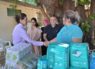 Entrega DIF Tampico Apoyos a la Casa de Retiro del Adulto Mayor San Marcos