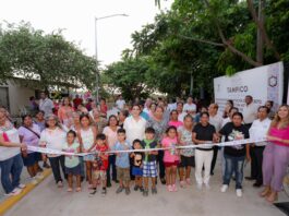 Entrega Mónica Villarreal obras por más de 7.3 millones de pesos en beneficio de familias de la colonia Luis Donaldo Colosio