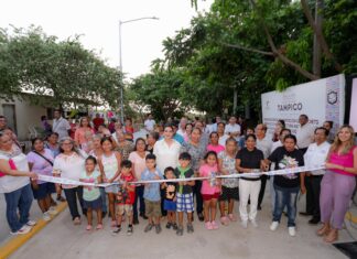 Entrega Mónica Villarreal obras por más de 7.3 millones de pesos en beneficio de familias de la colonia Luis Donaldo Colosio