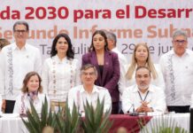 Presenta Mónica Villarreal avances de Tampico en salud e inclusión ante el Consejo Estatal de la Agenda 2030