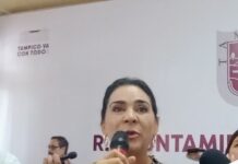 Mónica Villarreal respalda al gobernador Américo Villarreal Anaya