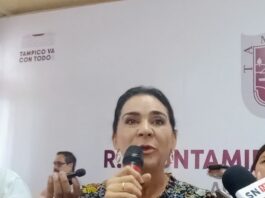 Mónica Villarreal respalda al gobernador Américo Villarreal Anaya