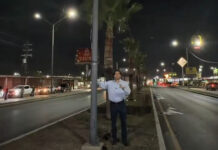 Implementa Carlos Peña Ortiz programa nocturno de rehabilitación de alumbrado público en Reynosa