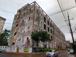 Verifican condiciones de edificios antiguos ubicados en el centro de Tampico